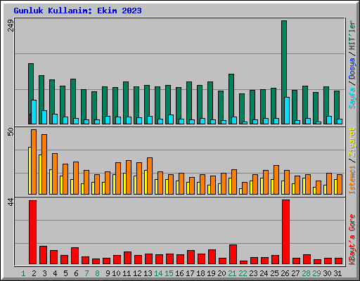Gunluk Kullanim: Ekim 2023