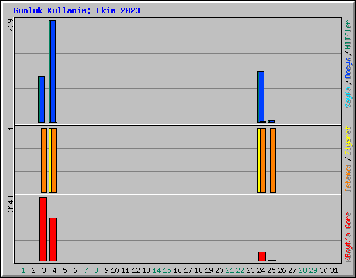 Gunluk Kullanim: Ekim 2023